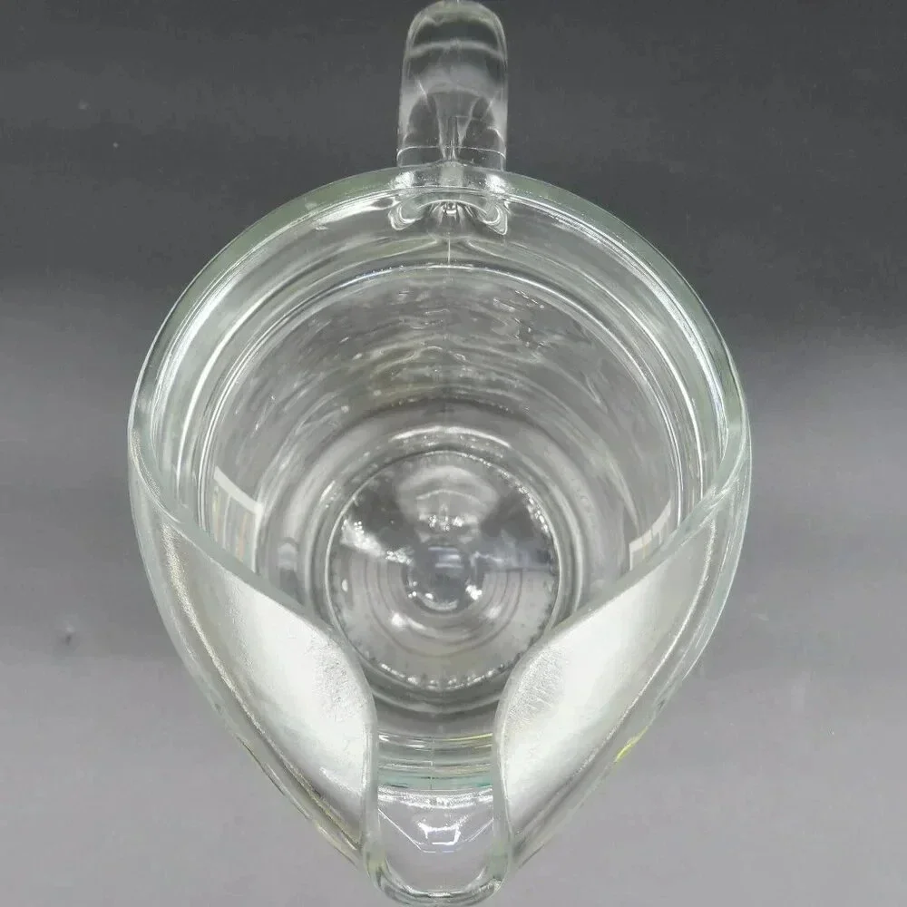 Culver Frosted Glass Iced Tea Coffee Gin Tonic Lemonade Pitcher MCM Vintage